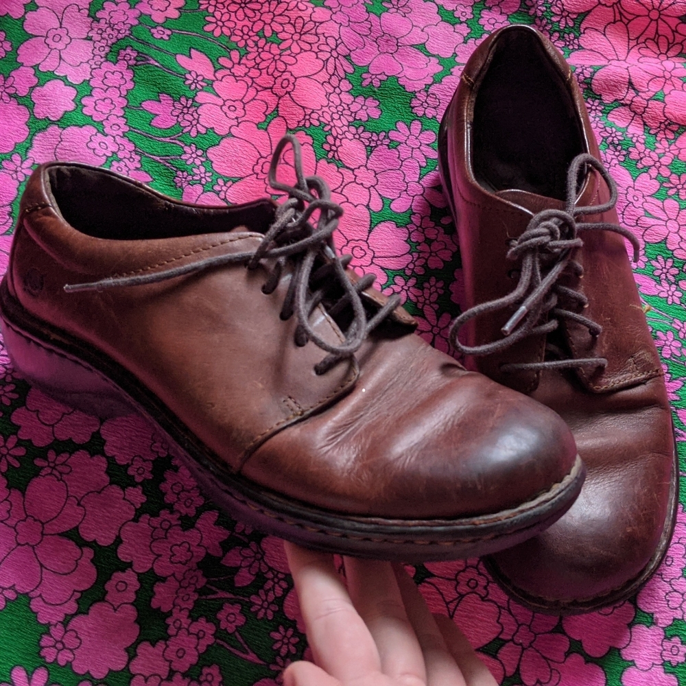 Born leather oxfords
